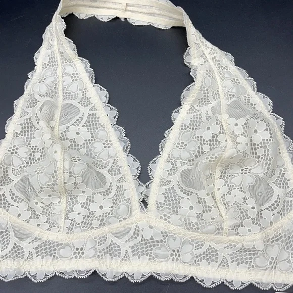 Free People Intimitely Bralette Sz Med NWT Beautiful Lacey - Picture 10 of 11